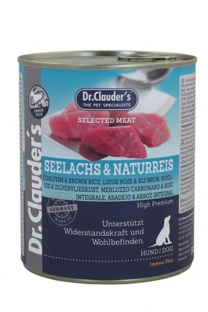 Dr.Clauder's Immune Plus Selected Meat COALFISH & BROWN RICE 6 x 800g